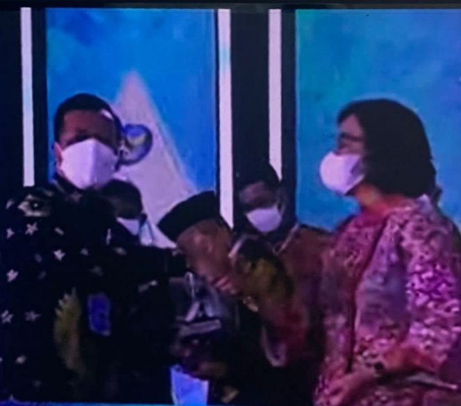 
 Bupati Kuansing Suhardiman Terima langsung Penghargaan WTP dari Menteri Keuangan RI Sri Mulyani