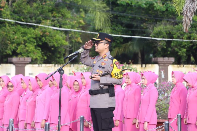
 Perayaan Hari Bhayangkara ke 78, Sebanyak 33 Personel Polres Inhil Naik Pangkat