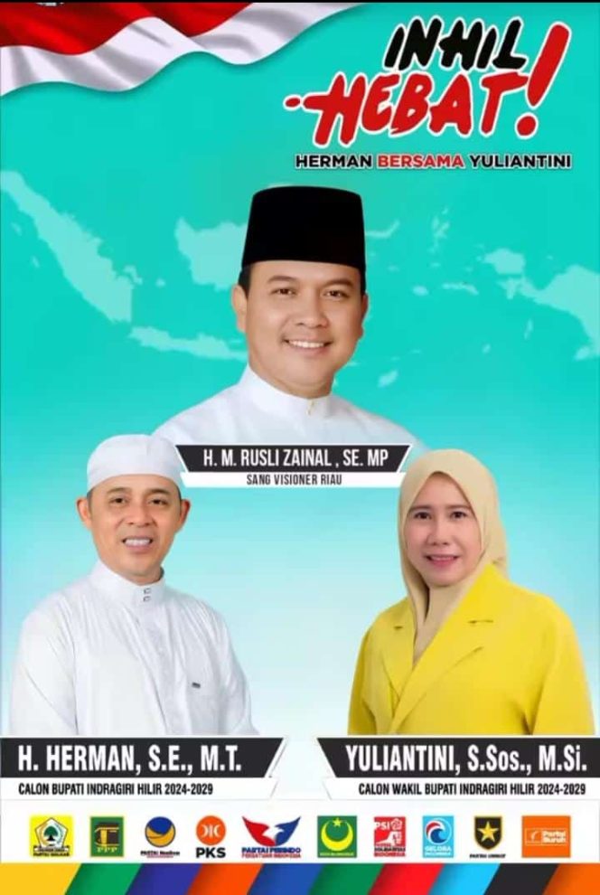
 Rusli Zainal Masuk Tim Kampanye Haji Herman-Yuliantini Sebagai Dewan Penasehat