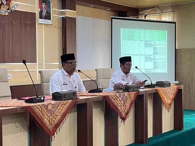 
 Bupati Indragiri Hilir pimpin rapat Expose Kegiatan Amaliyah Ramadhan Tahun 1664 H