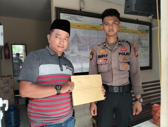 
 Tangkap Lepas Terduga Bandar Narkoba, Ketua Karang Taruna Tembilahan Hulu Surati Polres Inhil