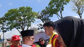 Latihan Gabungan (Latgab) PMR Wira 2025, ajang akbar yang diselenggarakan oleh Forum Remaja Palang Merah Indonesia (Forpis) Bukittinggi. Foto DOK IST